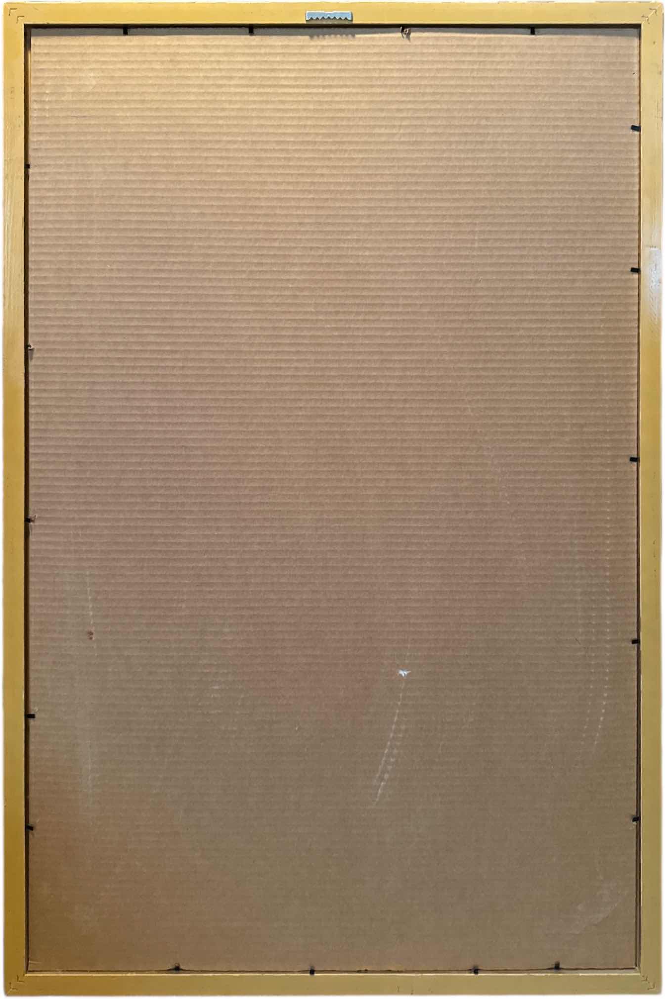 Photo 1 of VINTAGE GOLD TONE RESIN FRAMED PRINT ART MONET WOMAN WITH PARASOL
W26” X L38”

