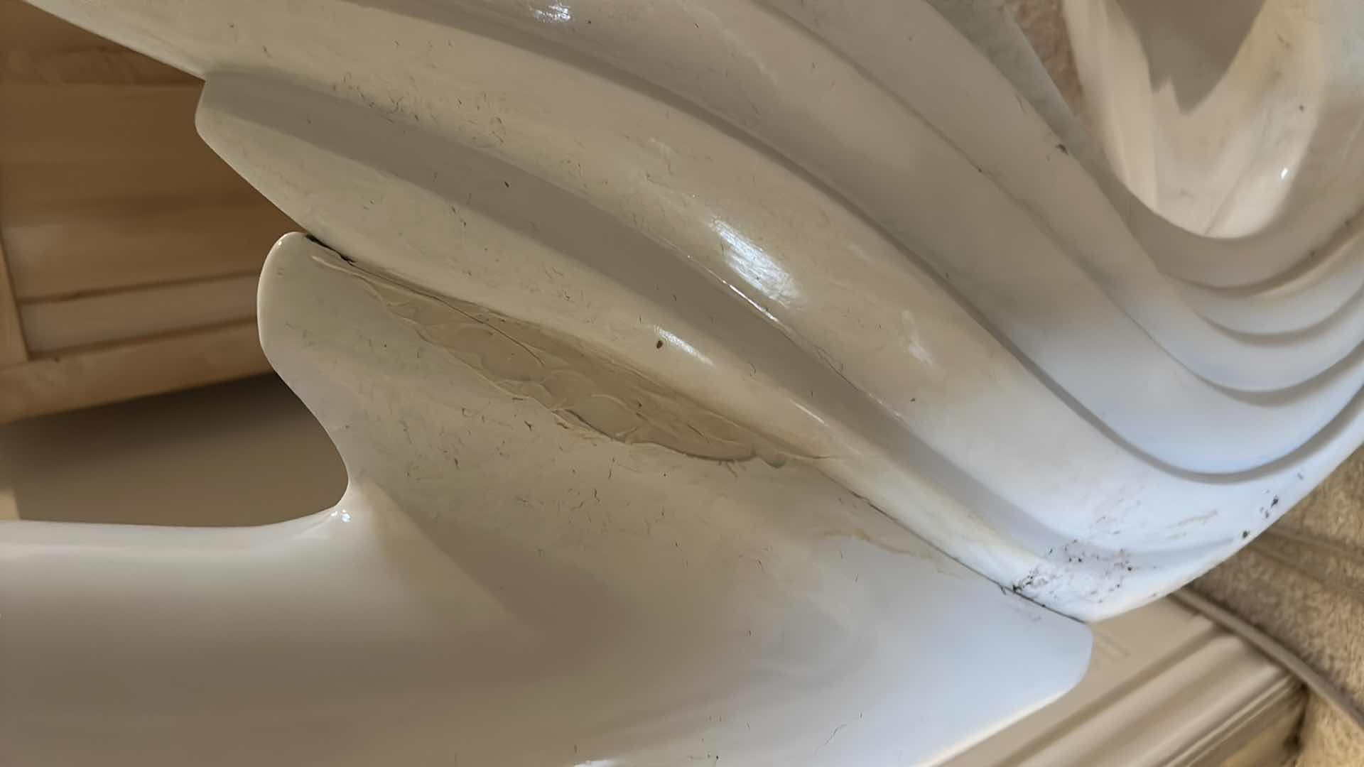 Photo 1 of H51” MID-CENTURY FIBERGLASS SWAN SCULPTURE