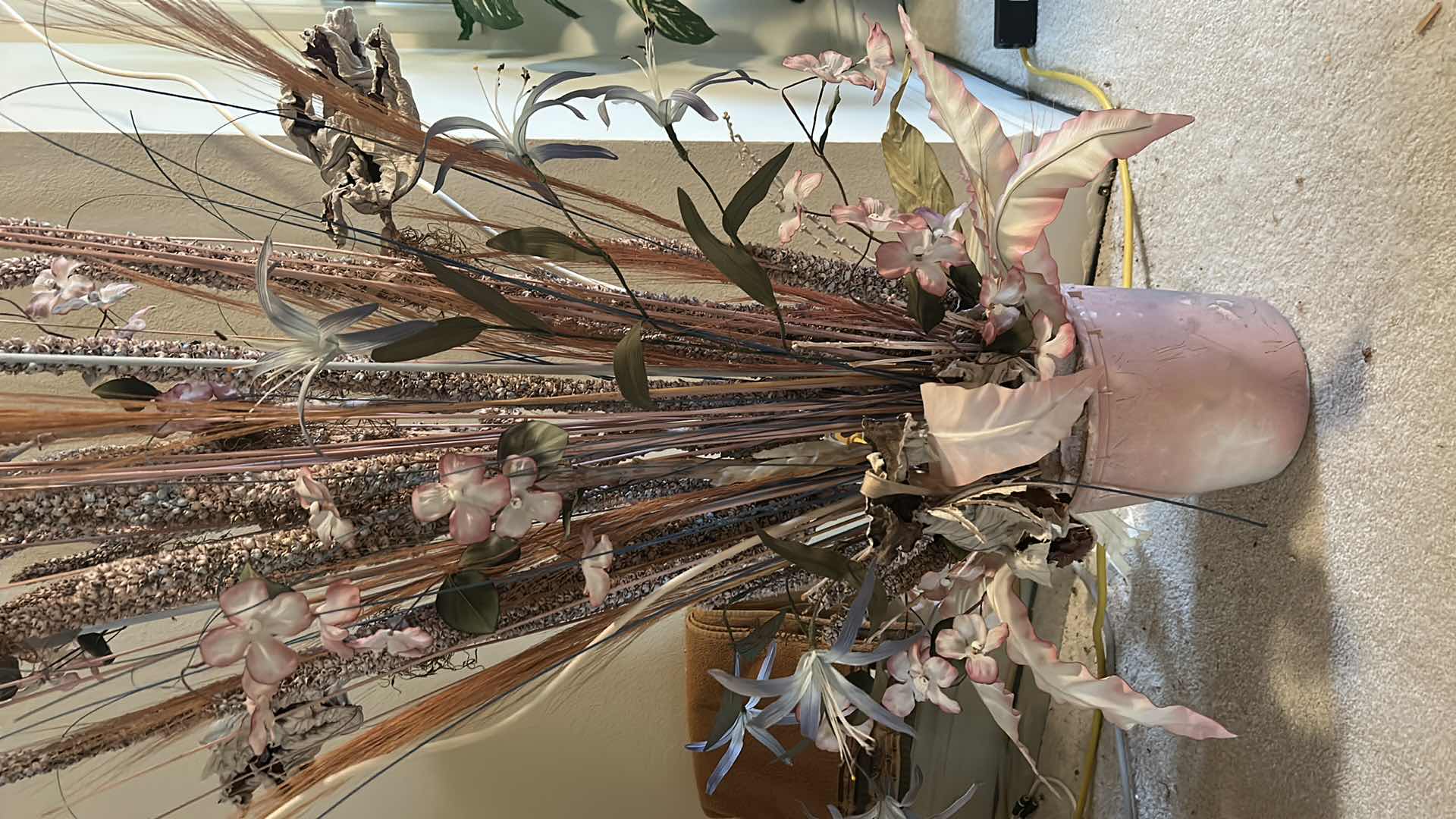 Photo 1 of 6’ TALL FAUX FLOWER ARRANGEMENT