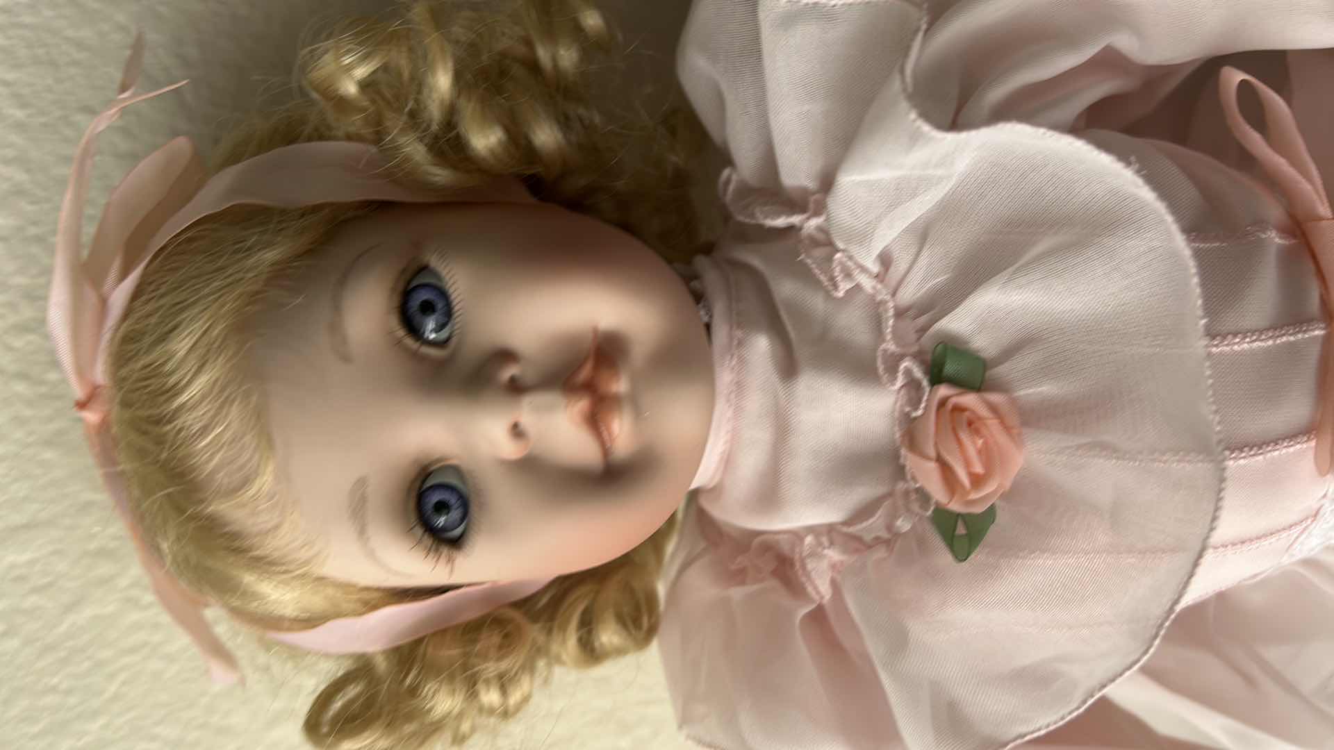 Photo 1 of ASHTON DRAKE  PORCELAIN DOLL "TESS" BY CINDY MCCURE H 18"