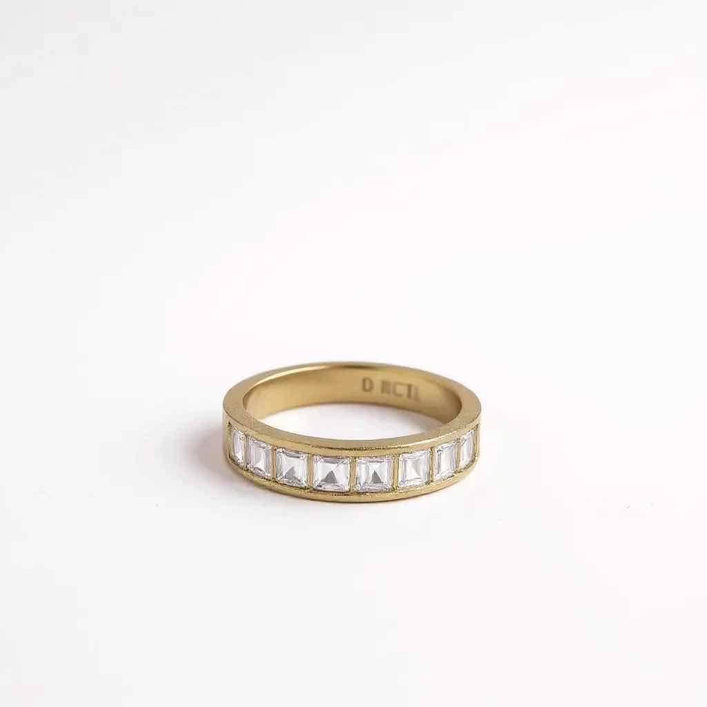 Photo 1 of 18K YELLOW GOLD W 0.50 ctw DIAMOND RING (SIZE 6.50) TTL GRAMS 3.91 W INSURANCE APPRAISAL ITEM #2008