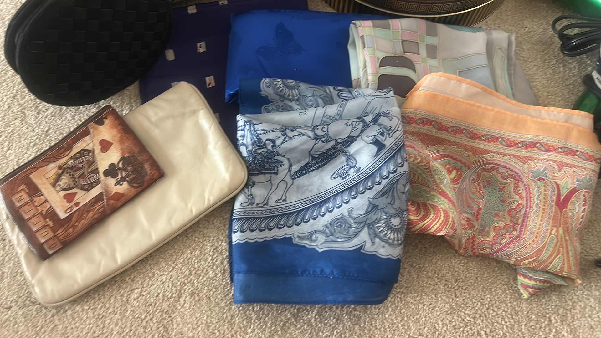 Photo 1 of WOMENS ASSORTMENT, COWGIRL HAT, BEAR PAW BOOTS SIZE 10, SCARVES, HANDBAGS AND MORE