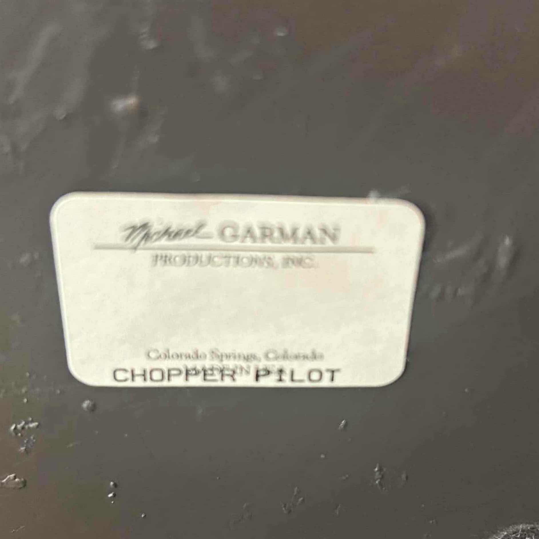 Photo 1 of BRONZETONE FINISH SCULPTURE "    COMBAT PILOT " BY MICHAEL GARMAN H 14"