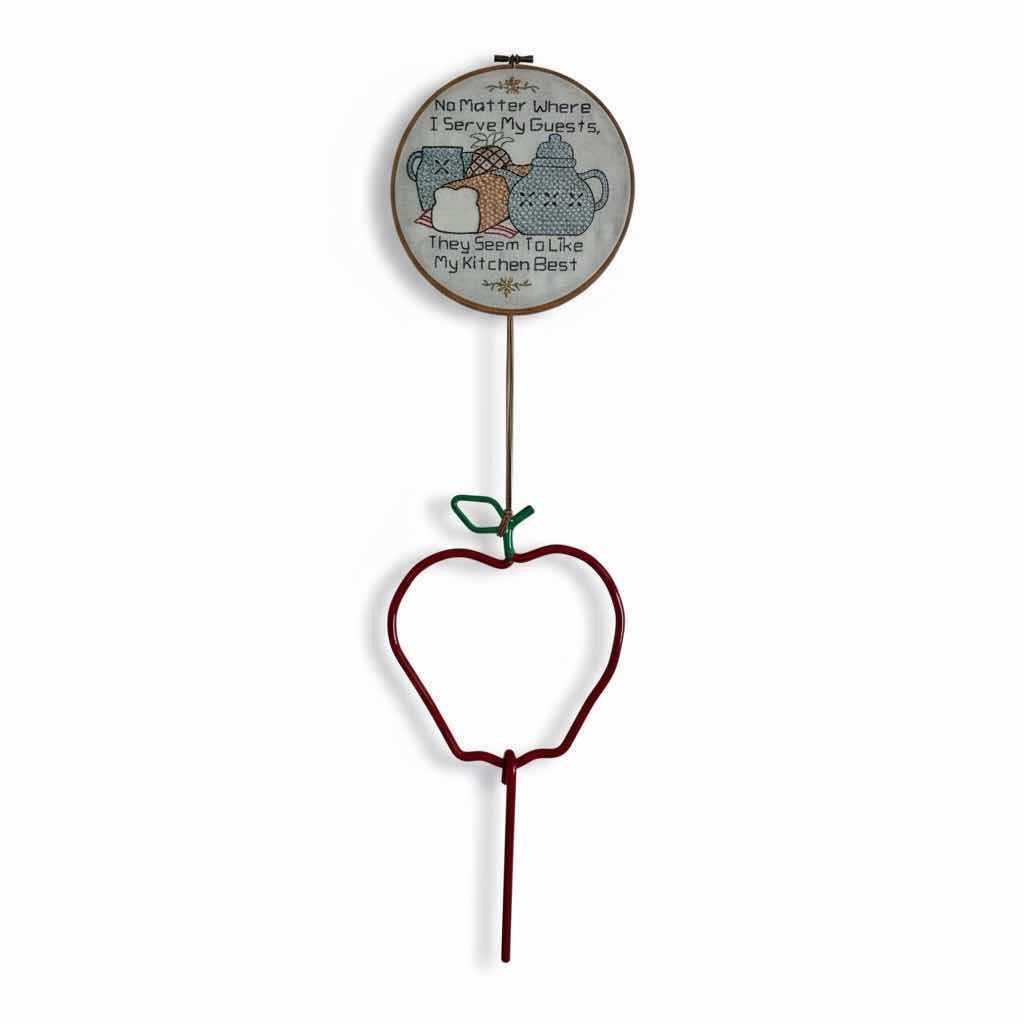 Photo 1 of 2 PC HOME DECOR - APPLE DINNER BELL H22.5”