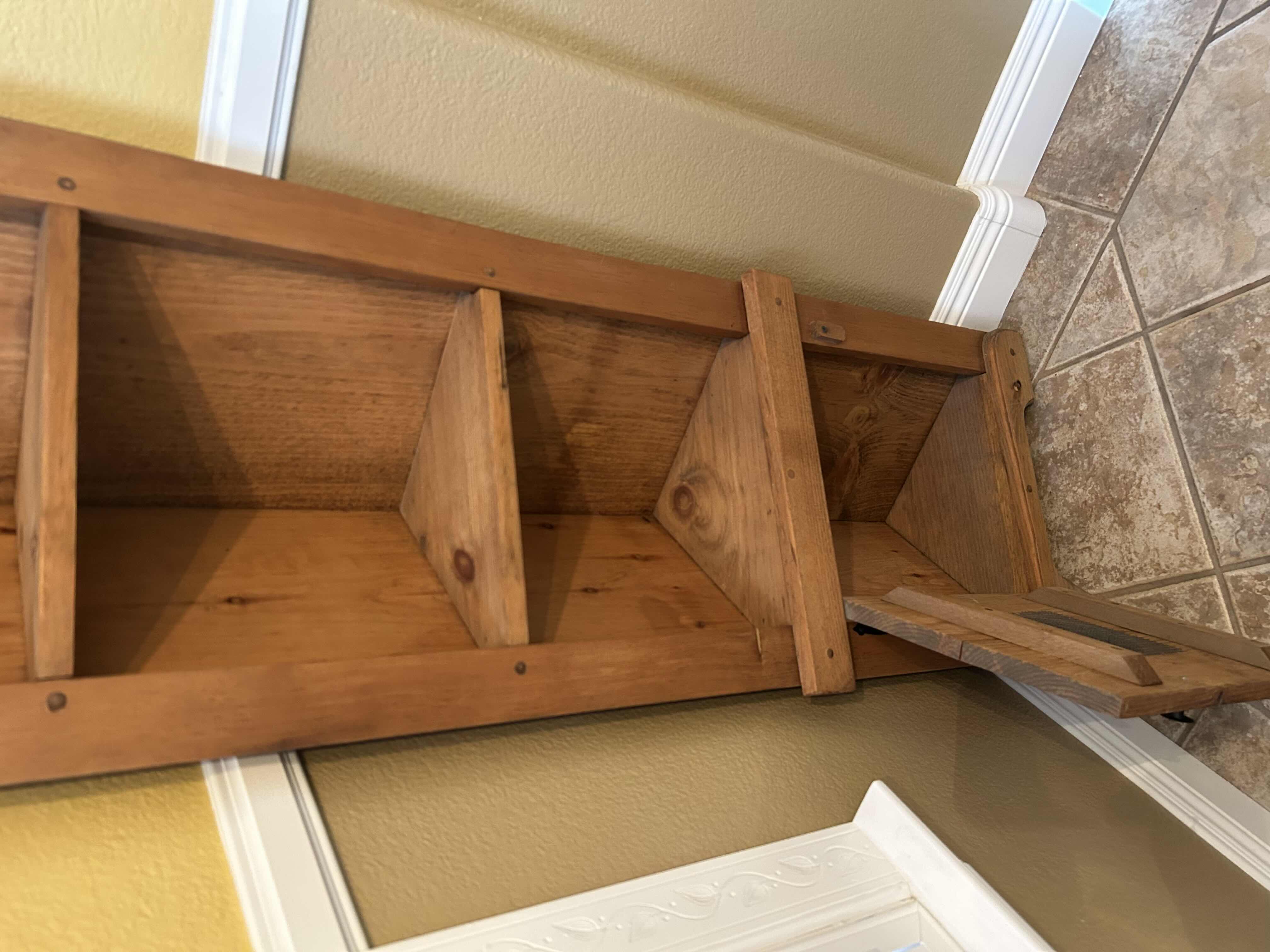 Photo 1 of FARMHOUSE CORNER CUPBOARD 17" X 73"