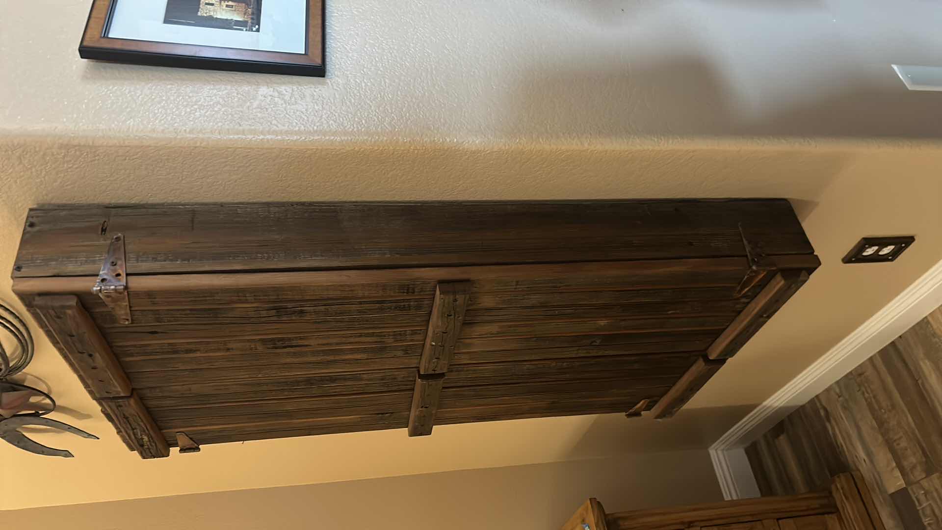 Photo 1 of BERBER WOOD JEWELRY WALL CABINET 24" X 6" H 48"