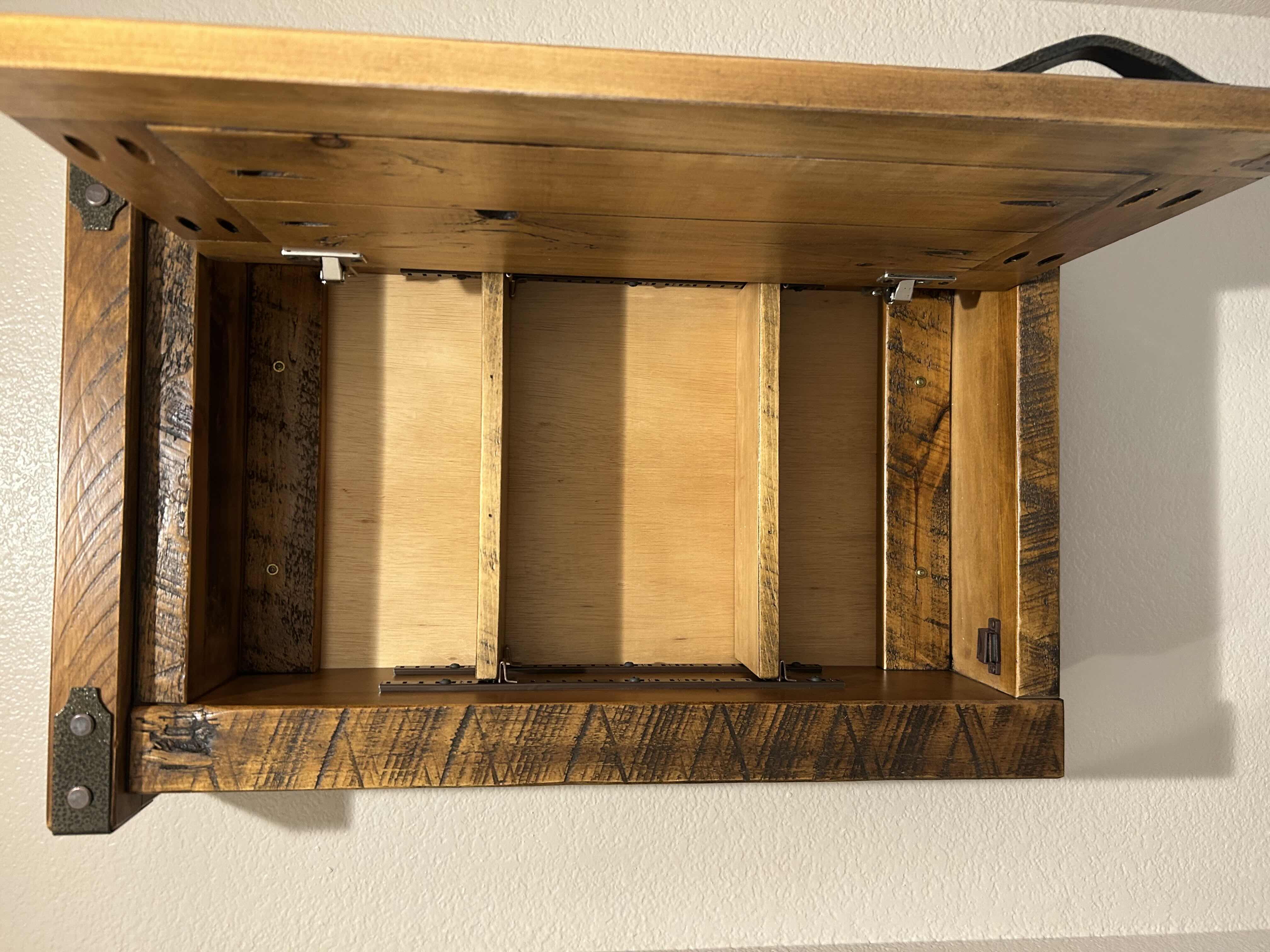 Photo 1 of BARNWOOD WALL CABINET 19" X 7" H 29"