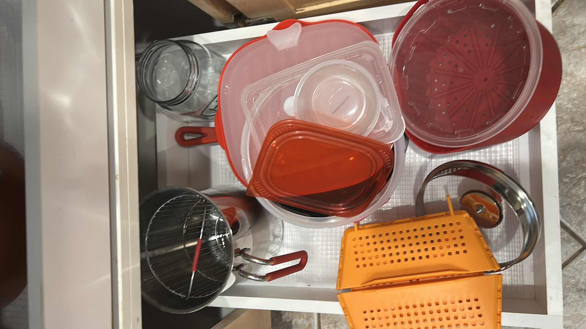 Photo 1 of CONTENTS OF CABINET POTS PANS