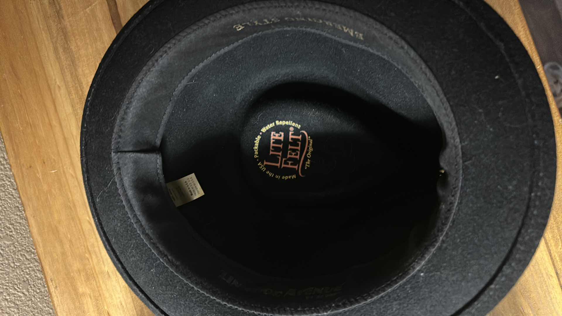 Photo 1 of 2- PROVO WOOL FELT PINCH FRONT FEDORA HATS L&M