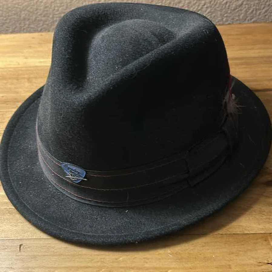 Photo 1 of 2- PROVO WOOL FELT PINCH FRONT FEDORA HATS L&M