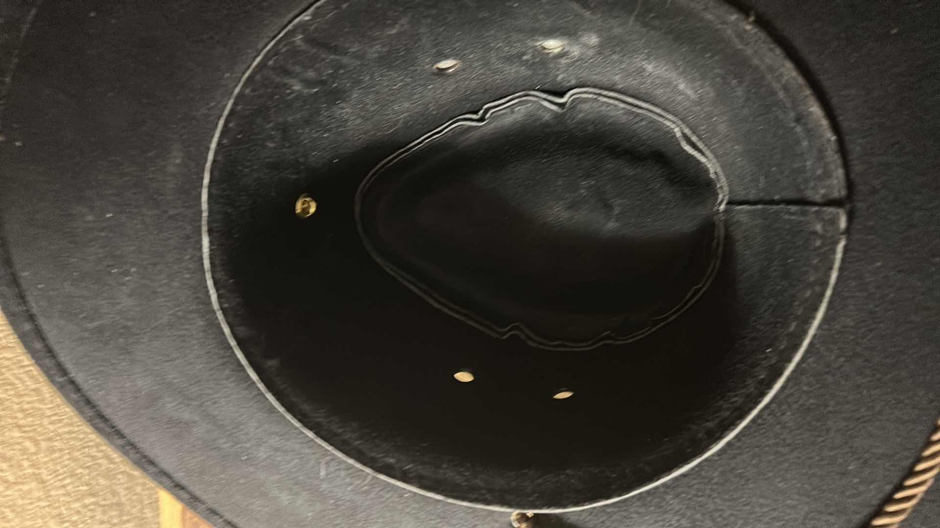 Photo 1 of BLACK COWBOY HAT W TEXAS FEATHER