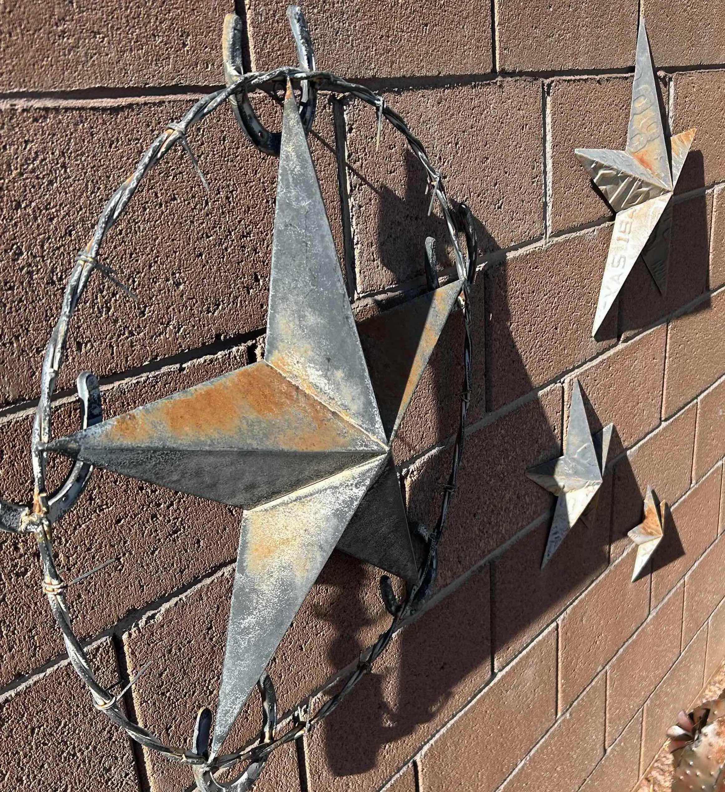 Photo 1 of 5- METAL STAR S WALL ART