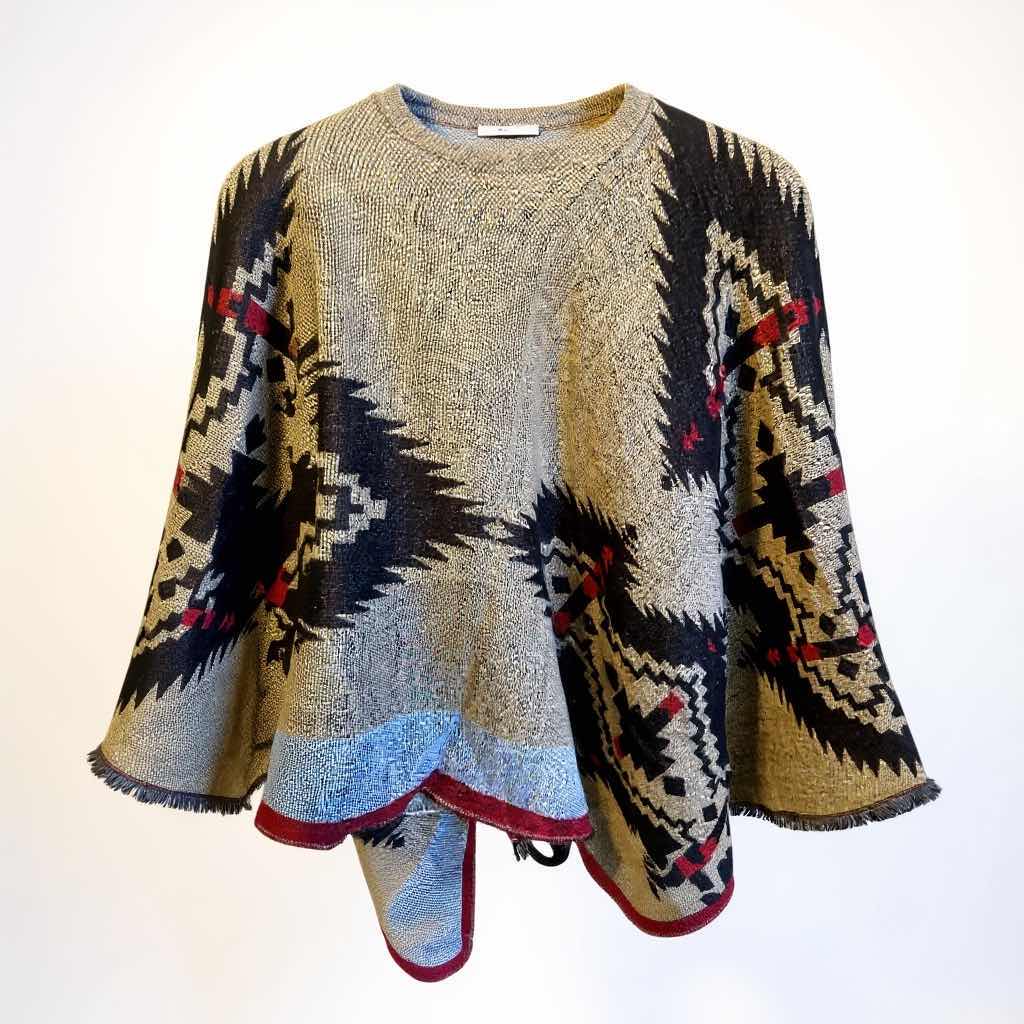 Photo 1 of AZIZA WOMENS SOUTHWESTERN OPEN FRONT WRAP/SHAWL