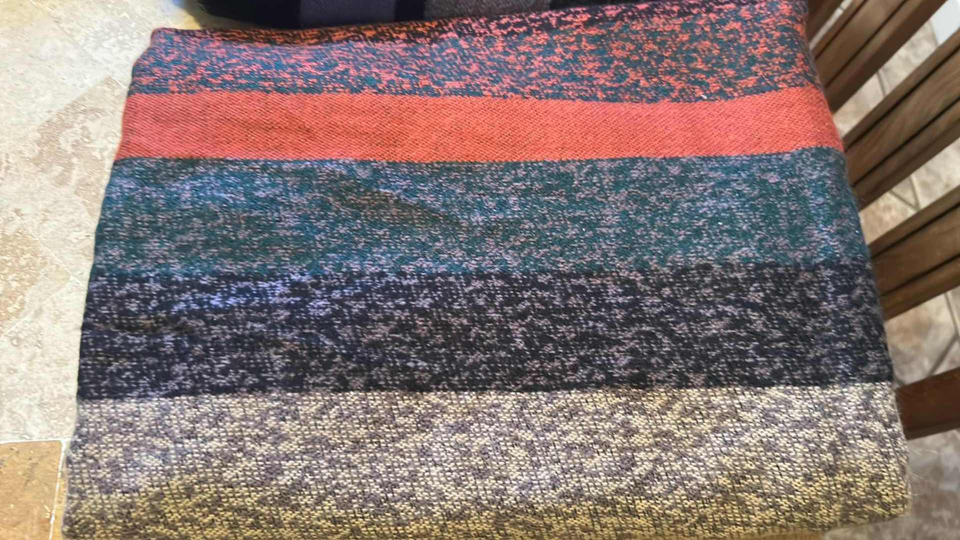 Photo 1 of 2- PLUSH THROWS