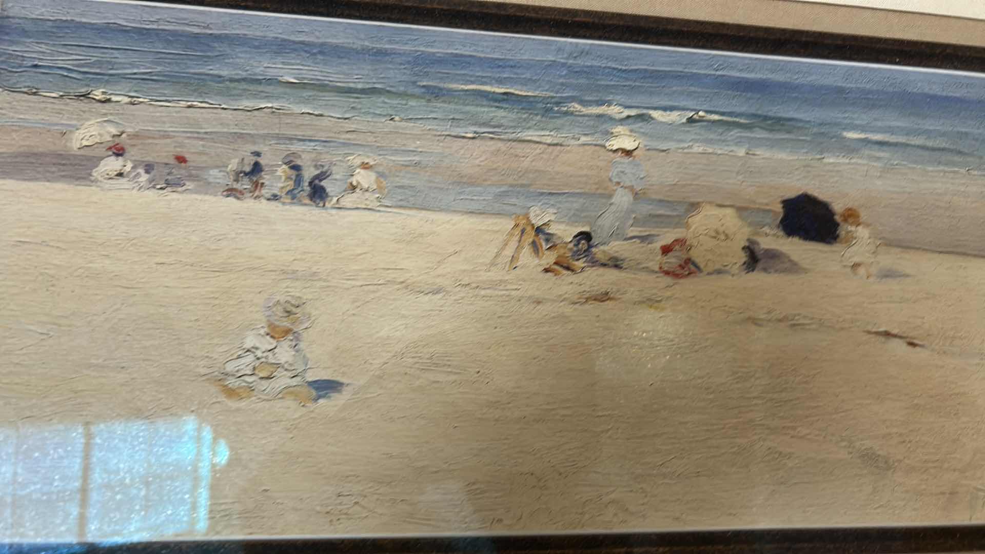 Photo 1 of WOOD FRAMED "PLUDMALE" BY NIEK VAN DET PLAS 24" X 18"