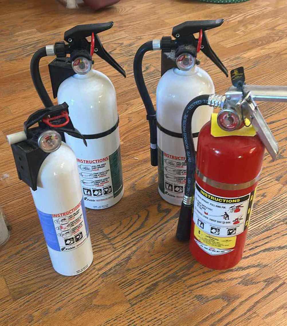 Photo 1 of 4 - FIRE EXTINGUISHERS