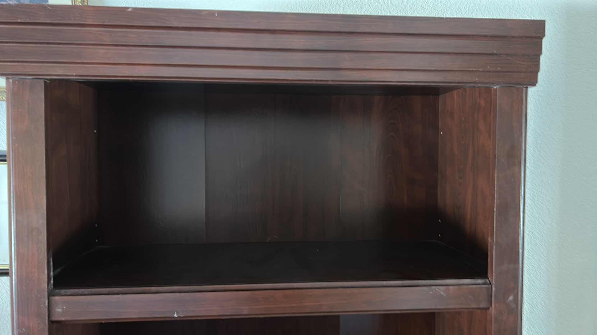 Photo 1 of SAUDER HERITAGE HILL CHERRY FINISH 5 SHELF BOOKCASE
