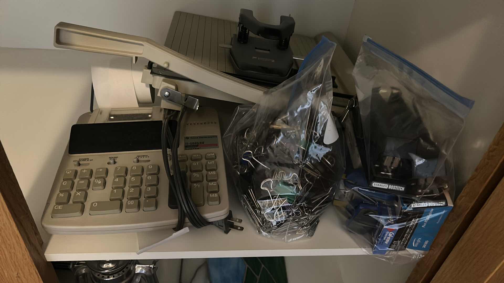 Photo 1 of CONTENTS OF SHELF OFFICE ITEMS