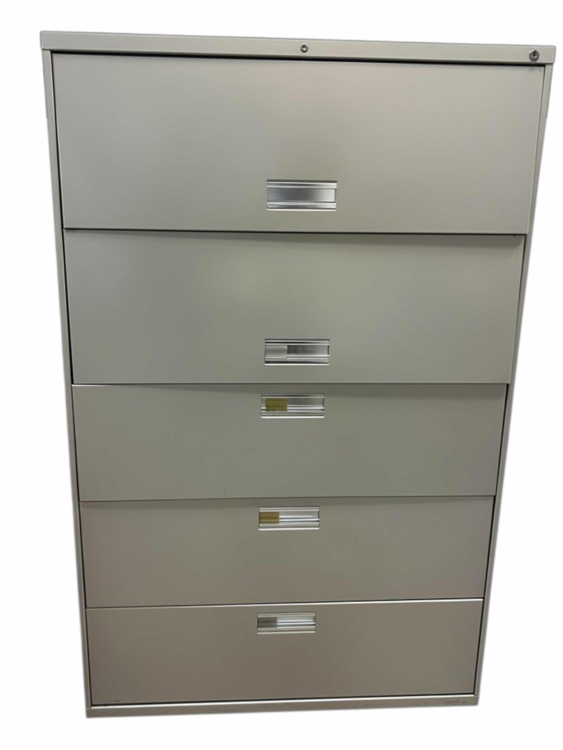 Photo 1 of HON BRIGADE 600 SERIES 5- DRAWER LATERAL FILE CABINET 42" X 66"