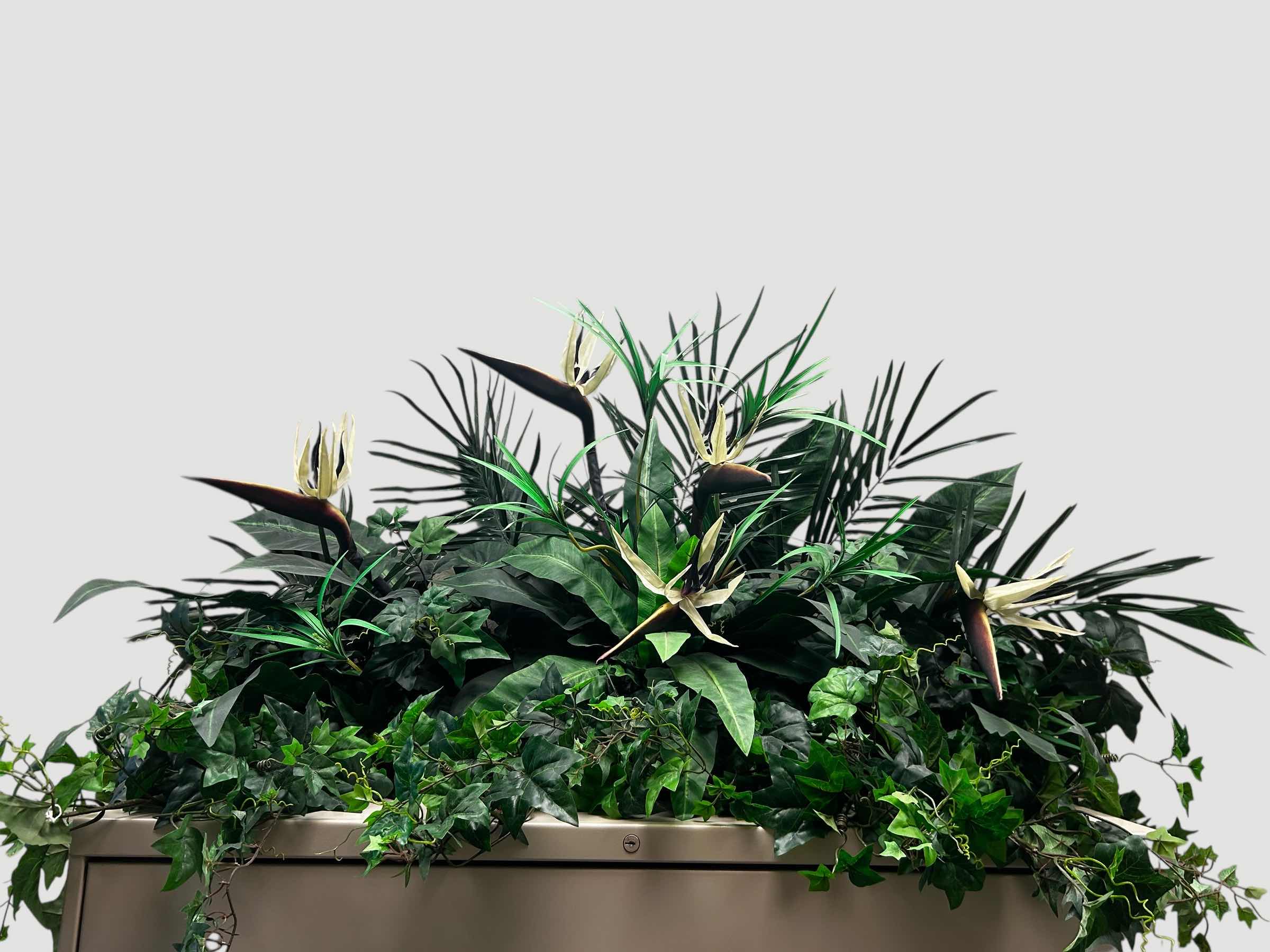 Photo 1 of ARTIFICIAL BIRDS OF PARADISE W GREENERY 45" W