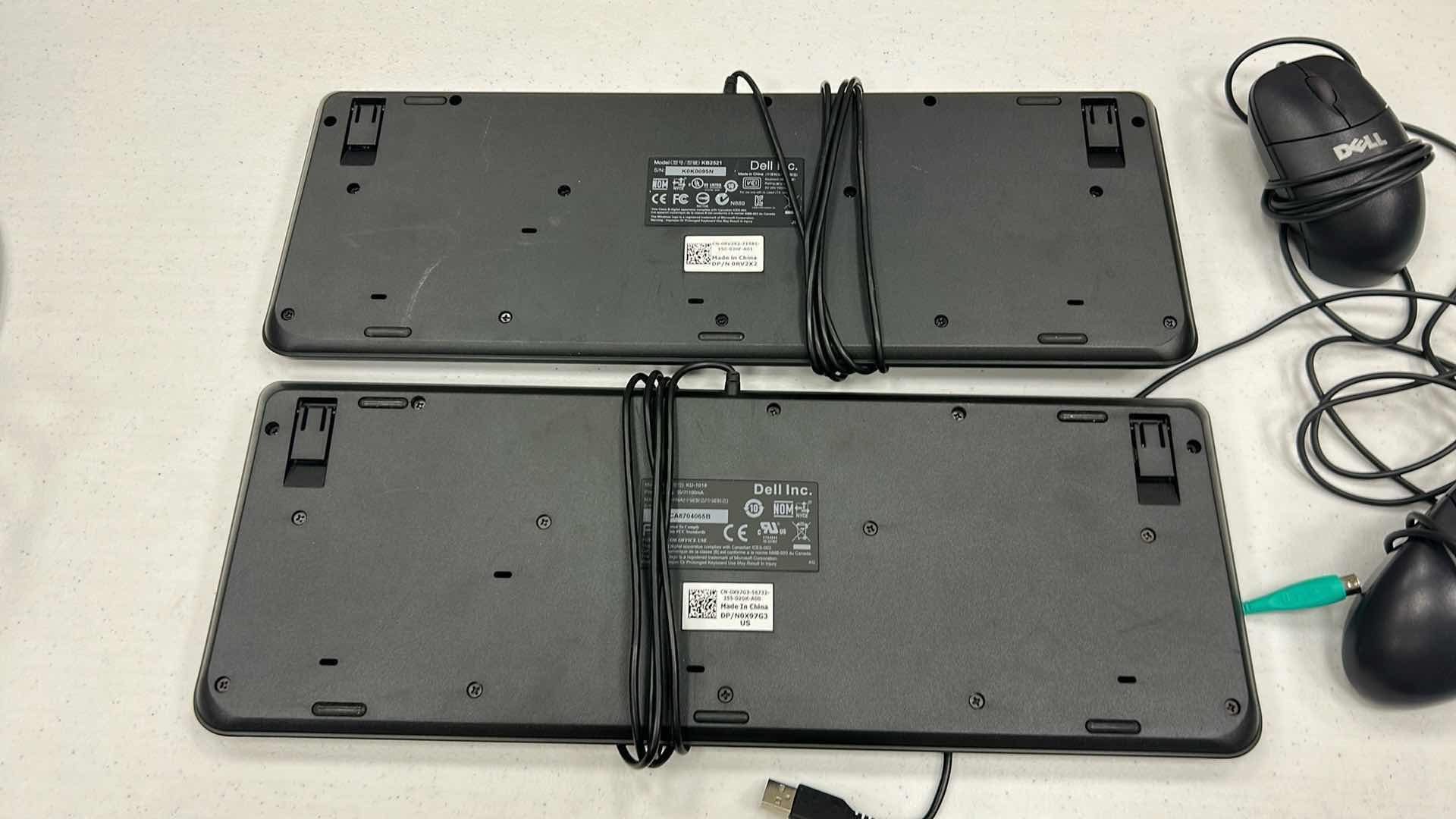 Photo 1 of 2- DELL KEY BOARDS W MOUSE