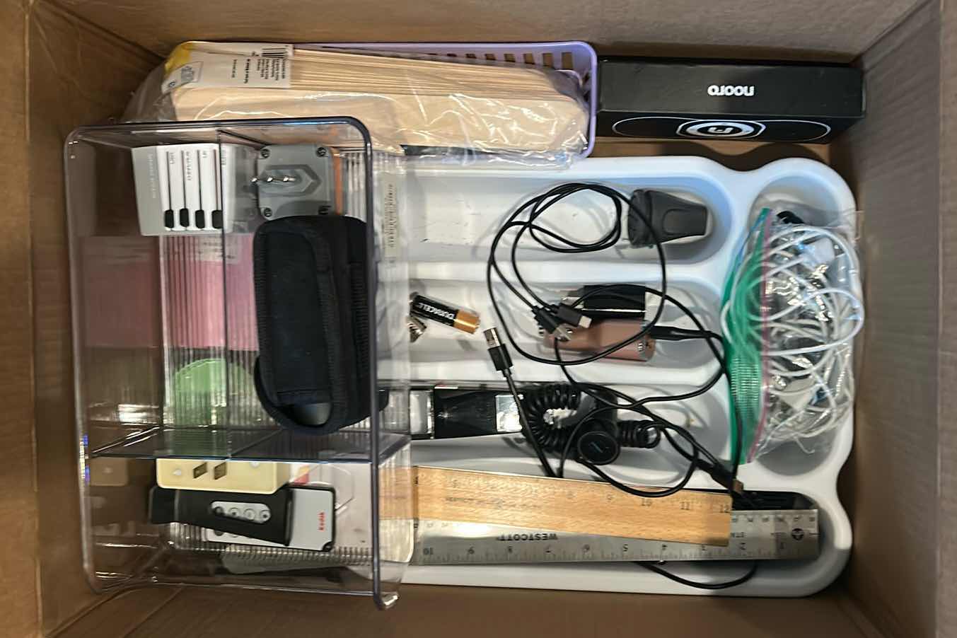 Photo 1 of CONTENTS OF BOX OFFICE SUPPLIES