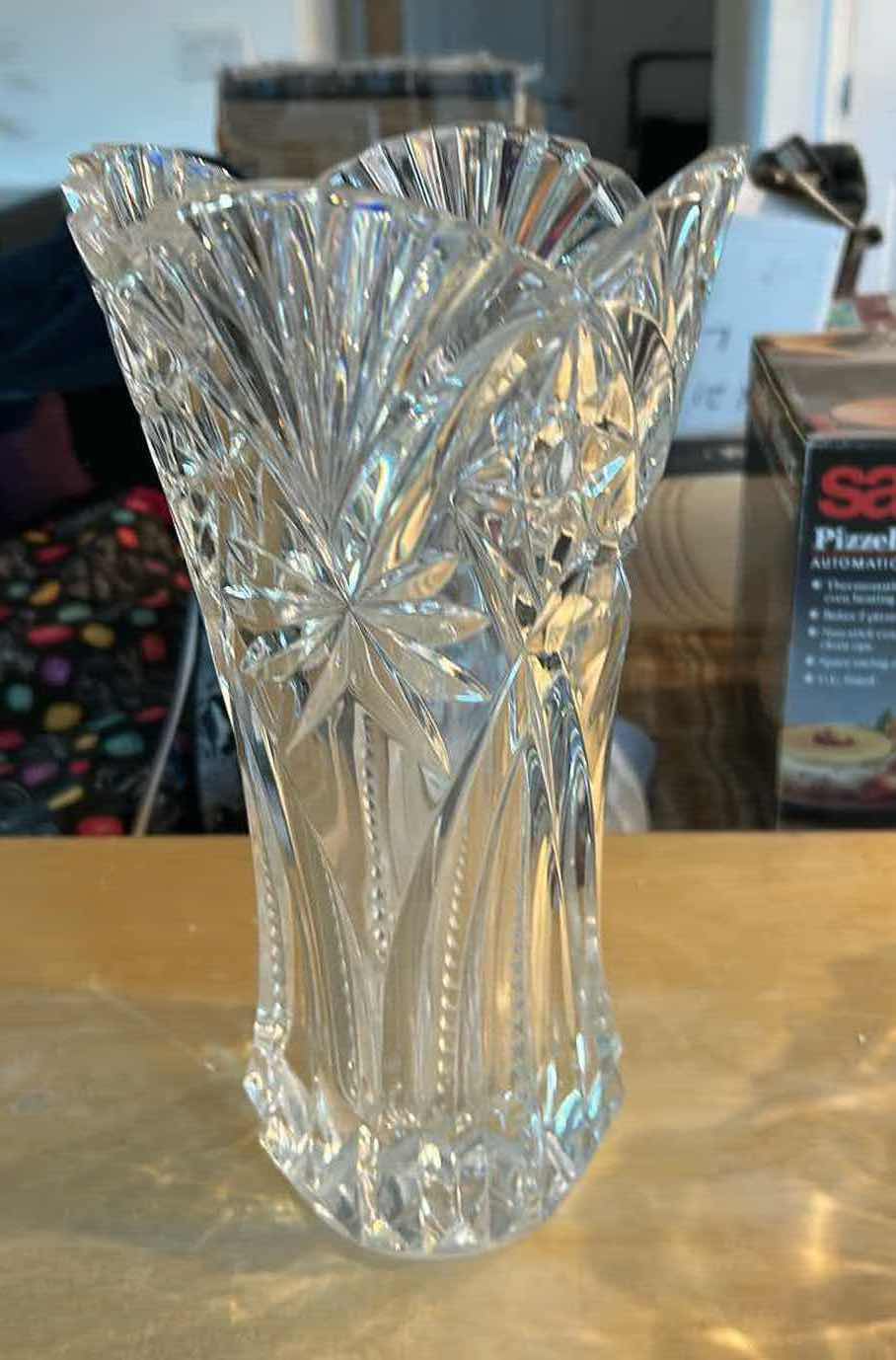 Photo 1 of GLASS VASE H 12" GLASS BOWL