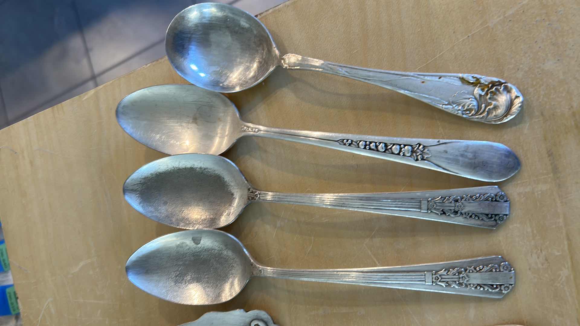 Photo 1 of 10- SILVER-PLATED SERVING UTENSILS