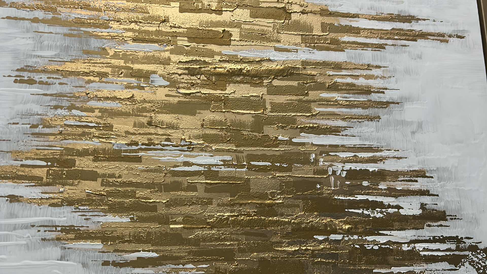 Photo 1 of MANHATTAN BOLD METALLIC FRAMED CANVAS ART 32" X 41"