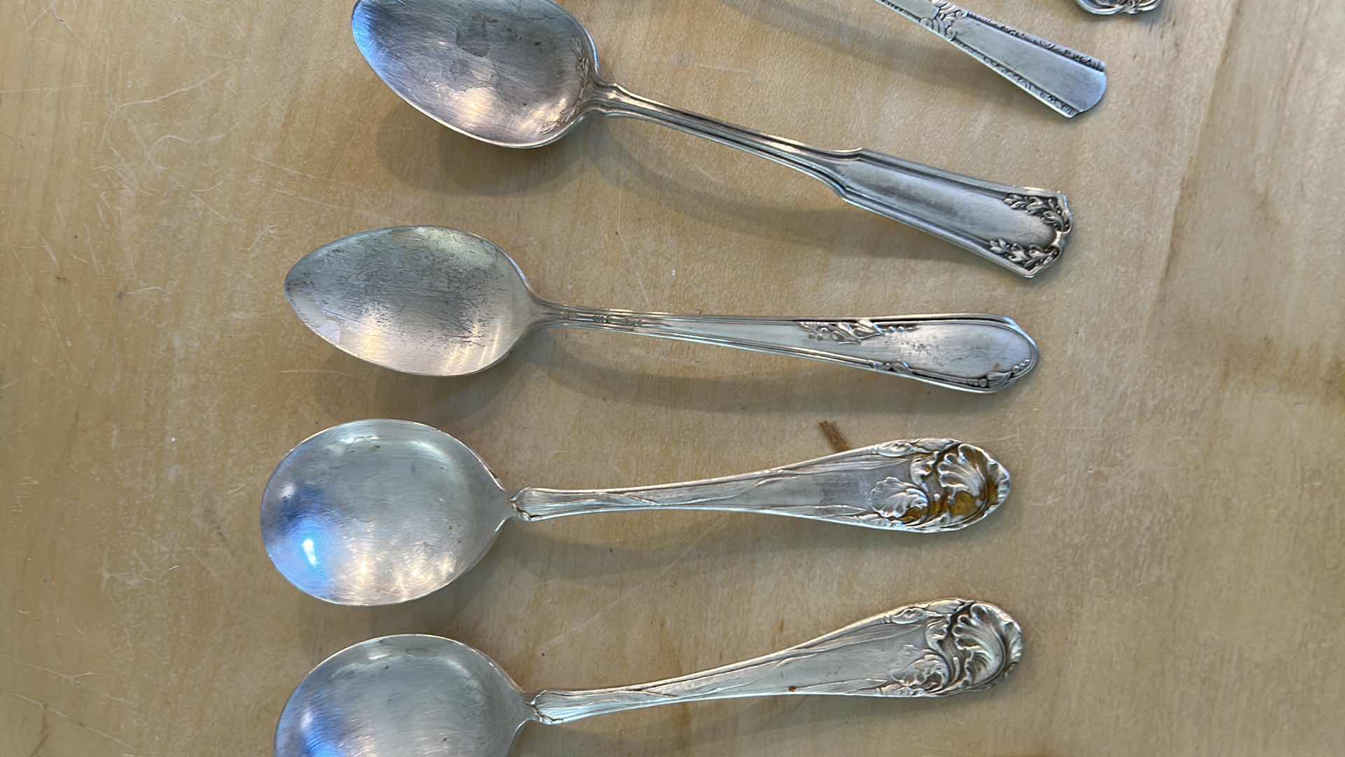 Photo 1 of 12- SILVERPLATED UTENSILS