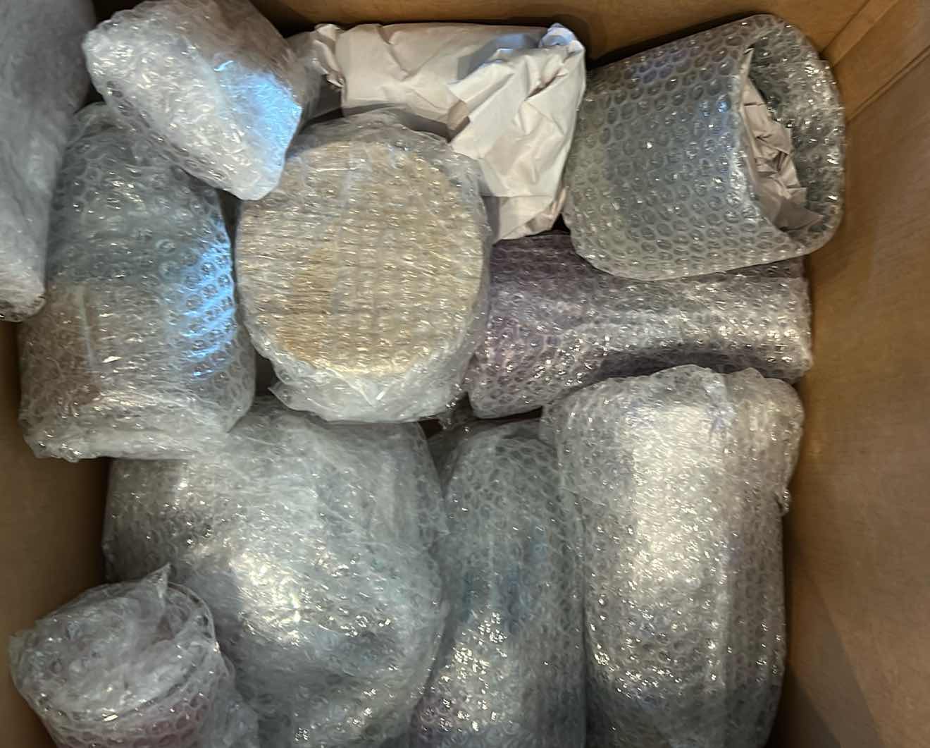 Photo 1 of CONTENTS OF BOX ASSORTED CANDLE HOLDERS VASES