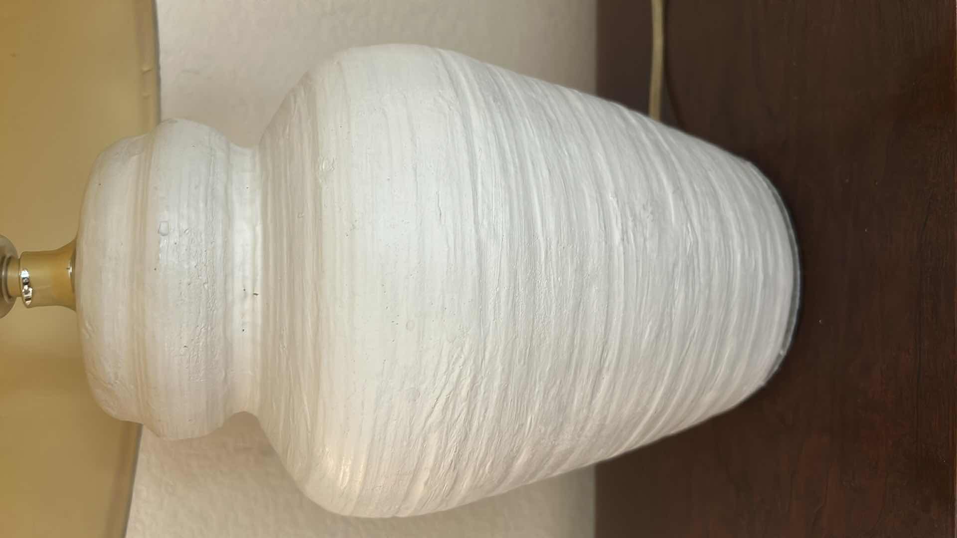 Photo 1 of SAGEBROOK HOME ARTISAN JUG LAMP W TAPERED SHADE H 21"