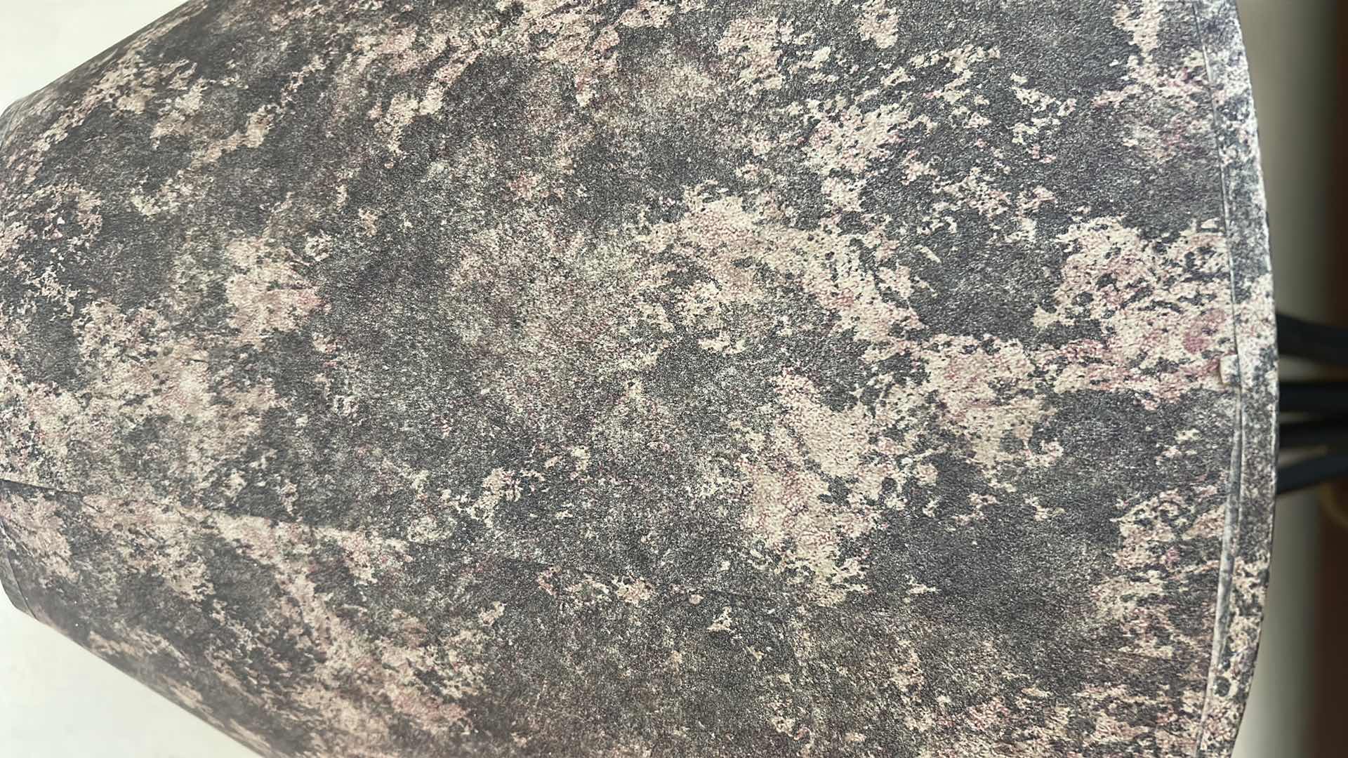 Photo 1 of SCROLLED WROUGHT IRON TABLE LAMP W DISTRESSED SHADE H 29"