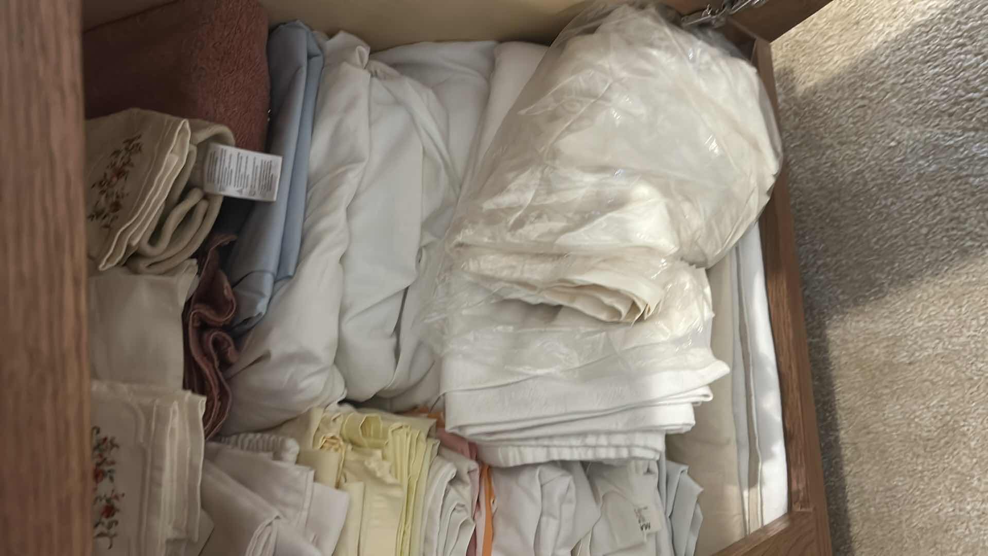 Photo 1 of CONTENTS OF CABINET LINENS