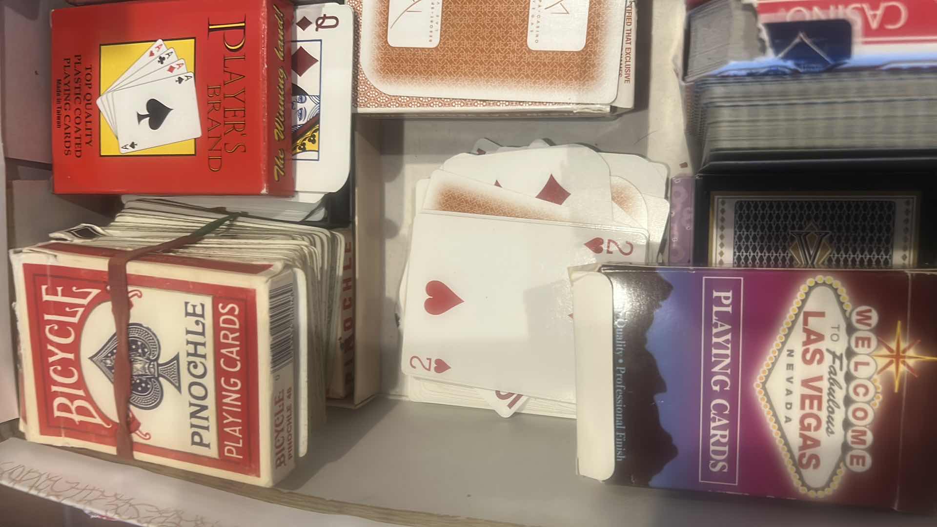 Photo 1 of BOX OF PLAYING CARDS