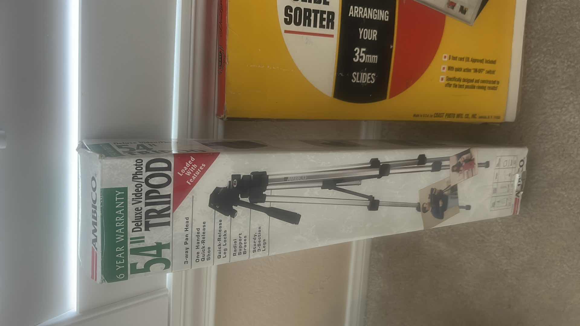 Photo 1 of 54" TRIPOD AND SLIDE SORTER