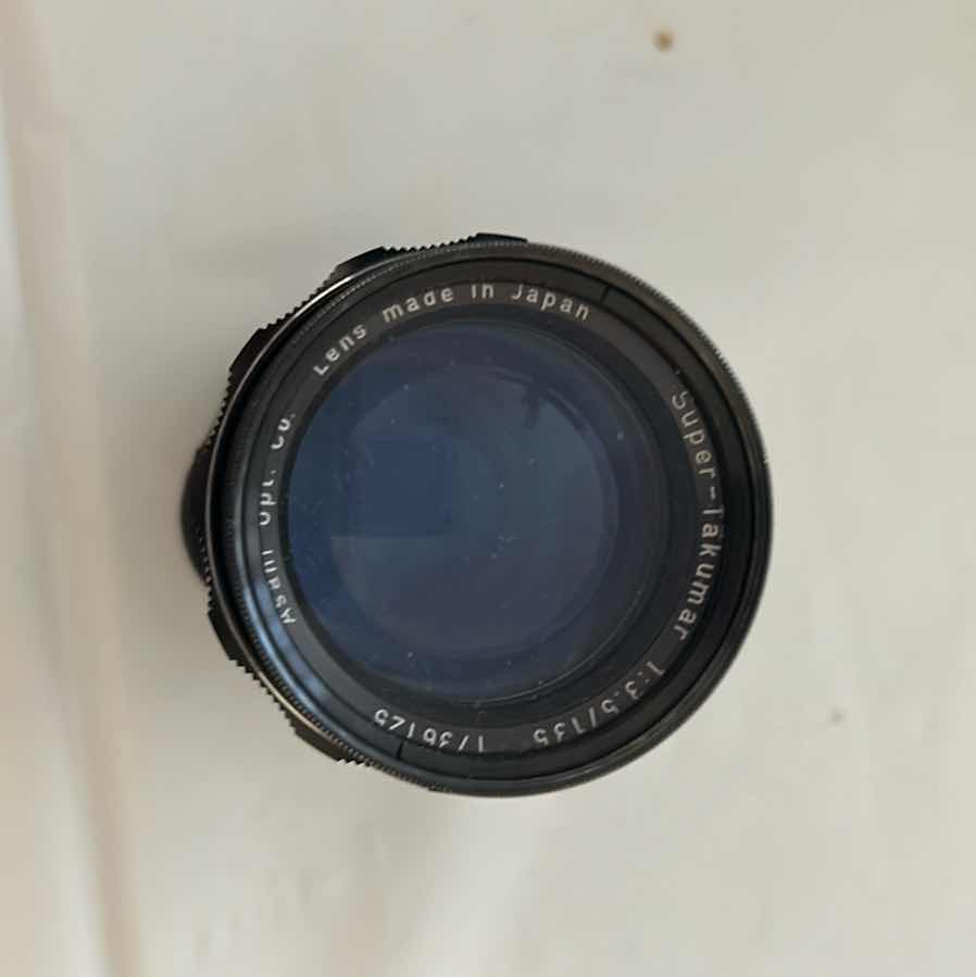 Photo 1 of ASAHI PENTAX SUPER TAKUMAR 135mm 3.5 PRIME TELEPHOTO LENS W CASE