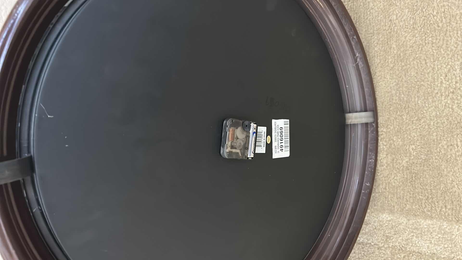 Photo 1 of CASABLANCA MODEL 5300 ROUND WALL CLOCK 24"