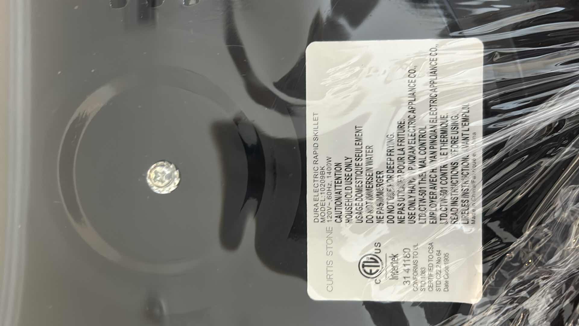 Photo 1 of NIB DURA ELECTRIC RAPID SKILLET