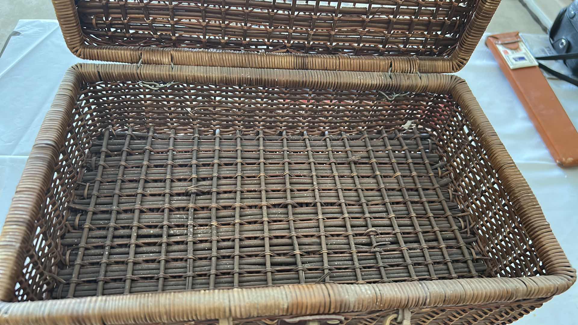 Photo 1 of 2- VINTAGE PICNIC BASKETS