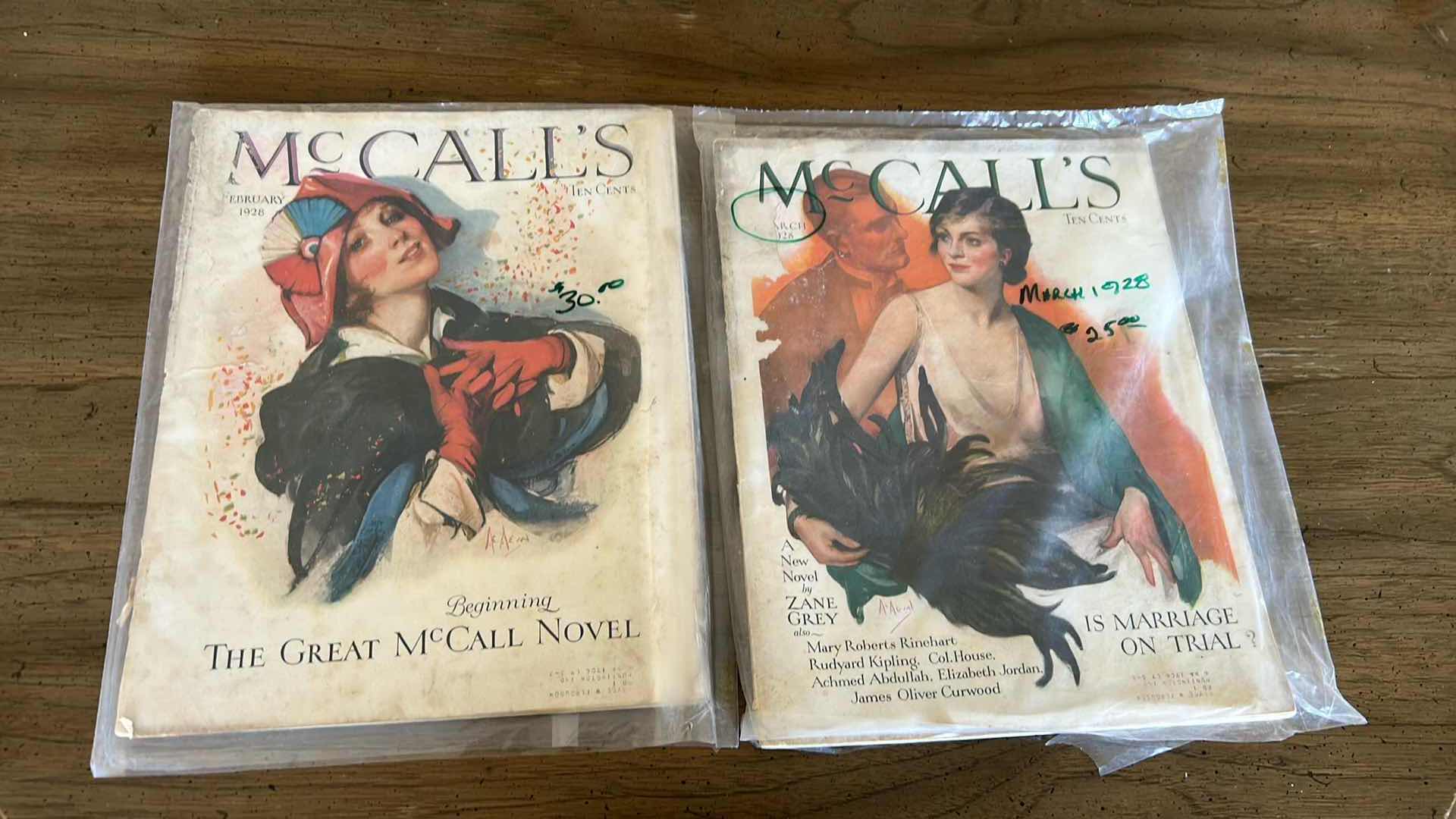 Photo 1 of 2- MCCALLS 1928 MAGAZINES