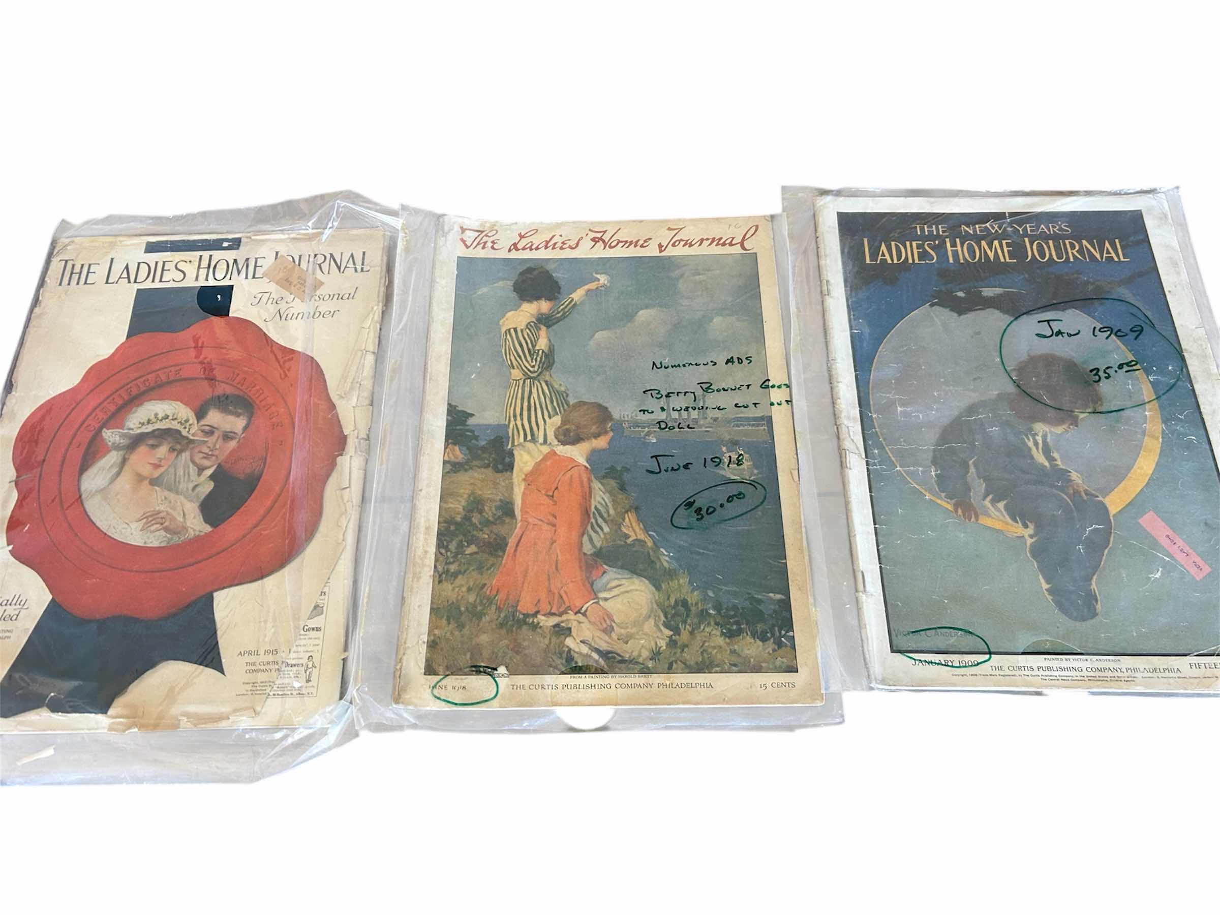 Photo 1 of 3- VINTAGE THE LADIES HOME JOURNAL MAGAZINES