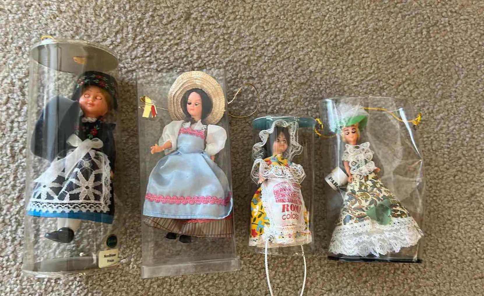 Photo 1 of 4- VINTAGE SOUVENIR DOLLS H 8"