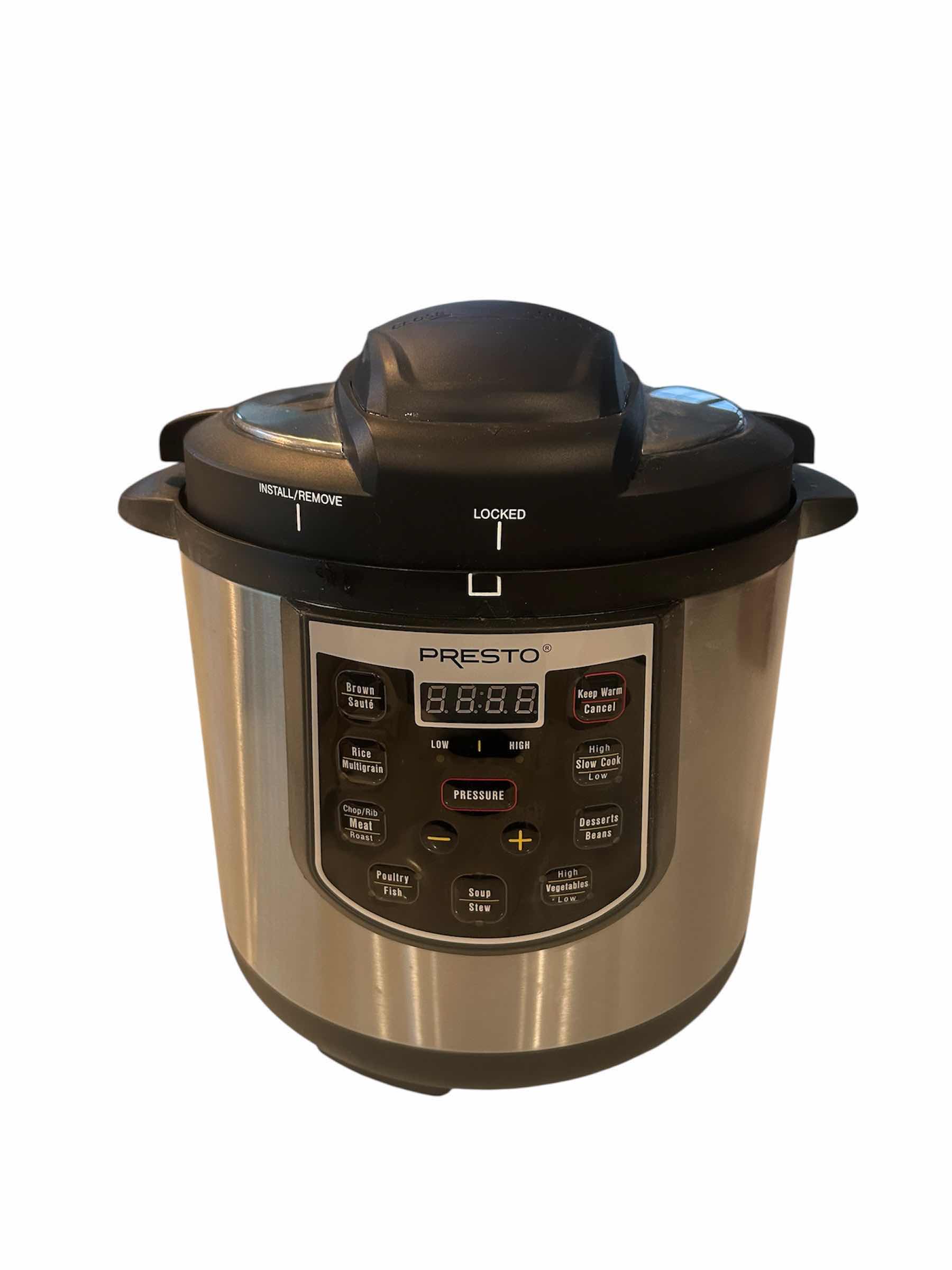 Photo 1 of PRESTO 6 QUART ELECTRIC PRESSURE COOKER PLUS