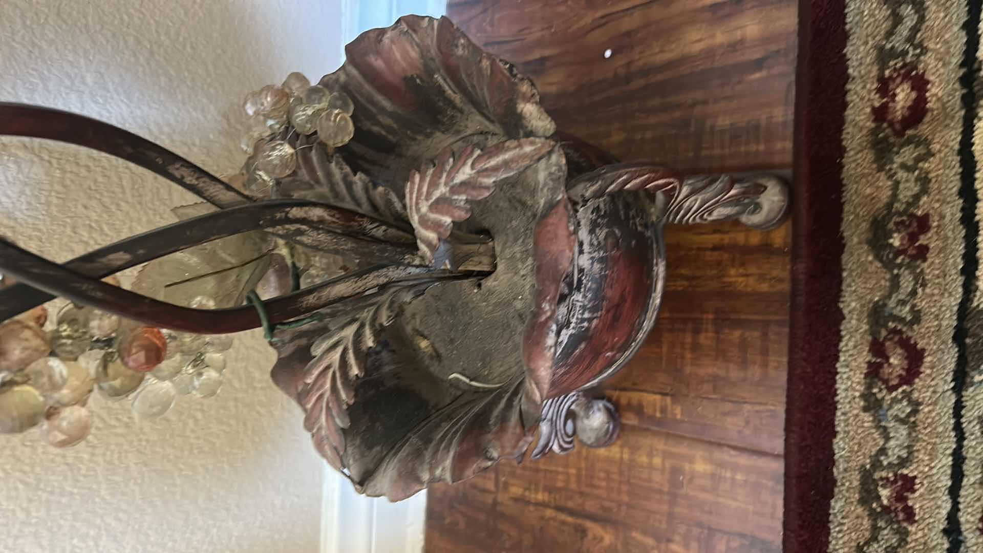 Photo 1 of LUCITE GRAPE VINES SCULPTURE H 45"