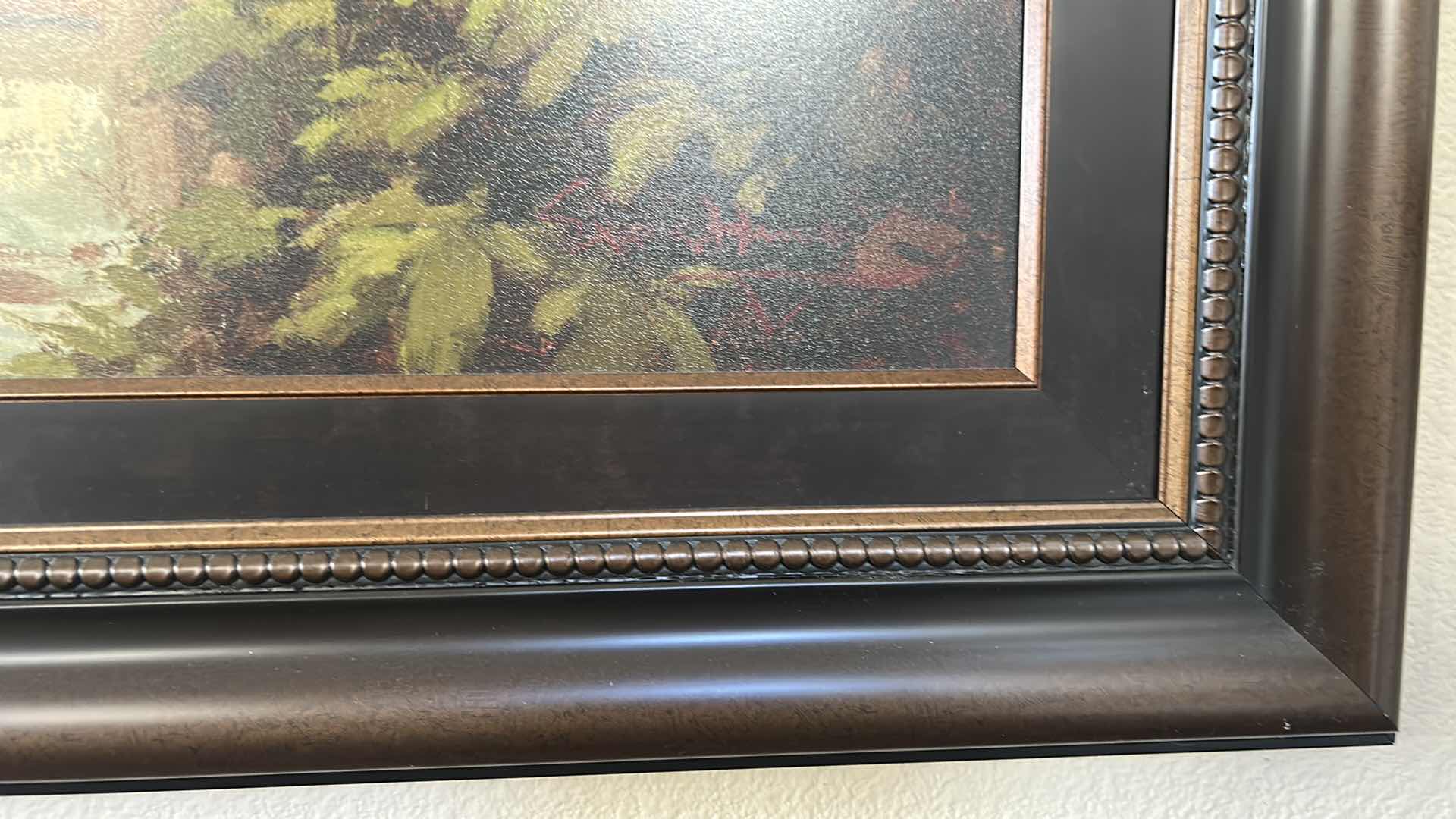 Photo 1 of FRAMED ART PRINT "ITALIANO VILLAGIO II" 58" X 45"