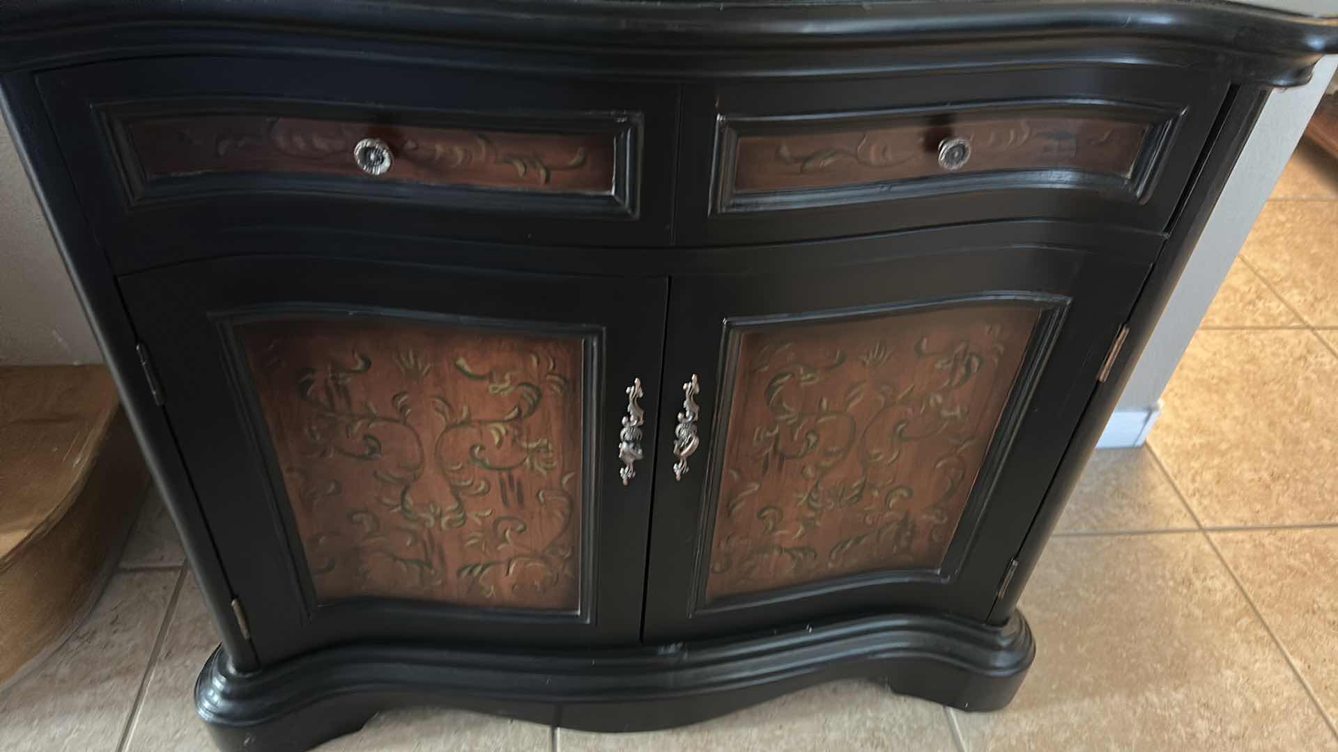 Photo 1 of TWO TONE HALL CHEST 37" X 18" H 36"