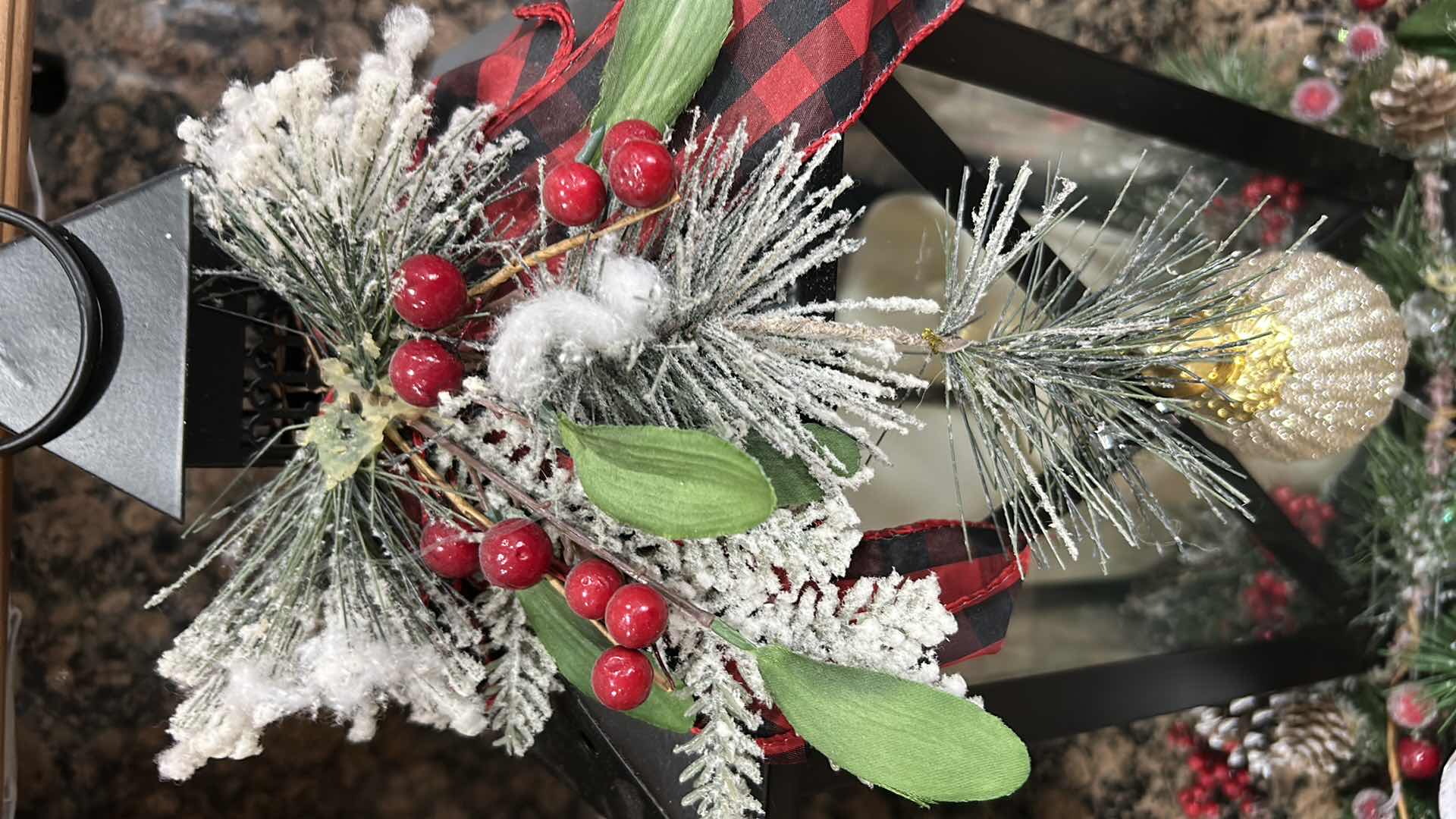 Photo 1 of CHRISTMAS LANTERN H 21"