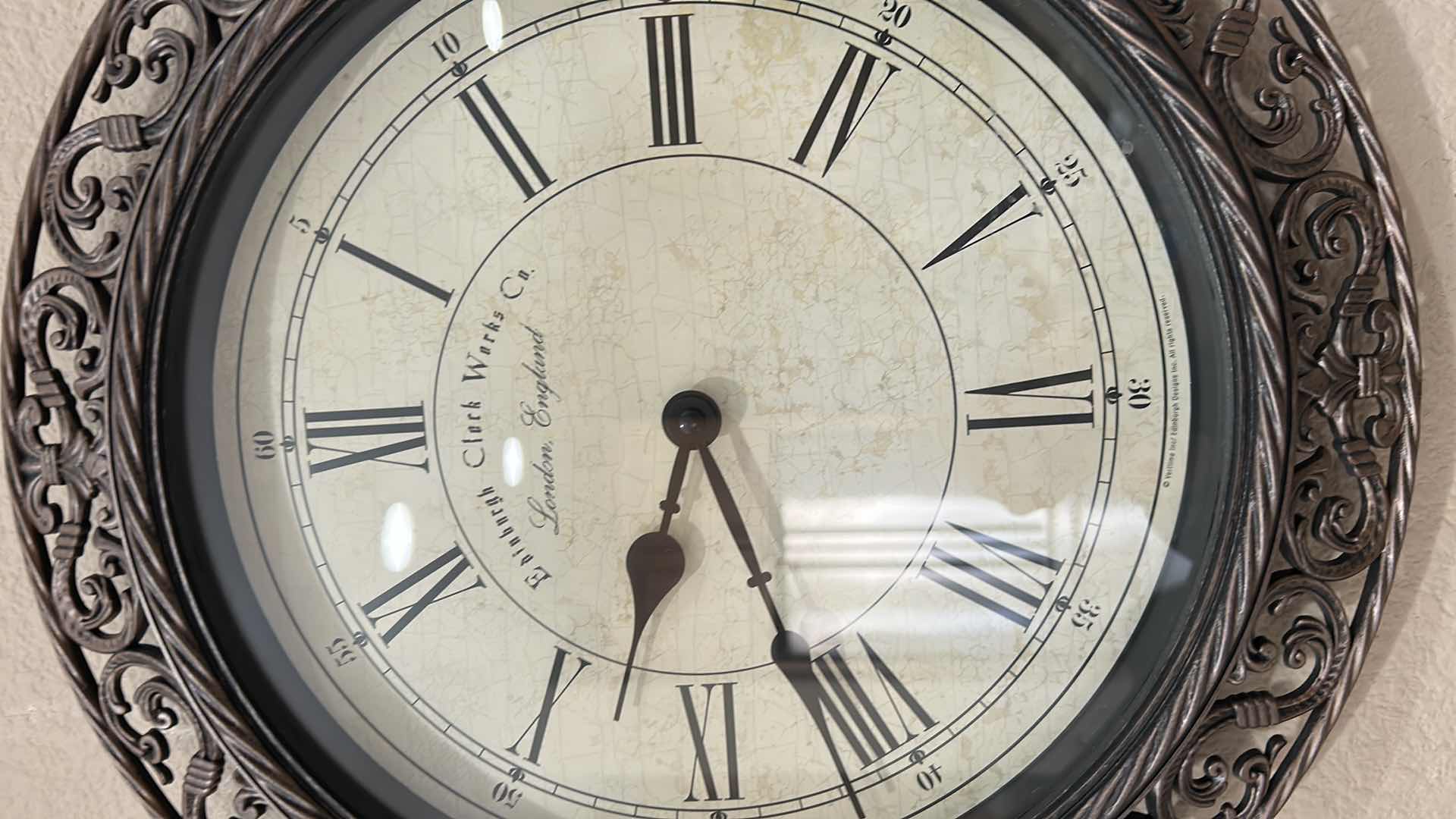 Photo 1 of EDINBURGH CLOCK WORKS WALL CLOCK