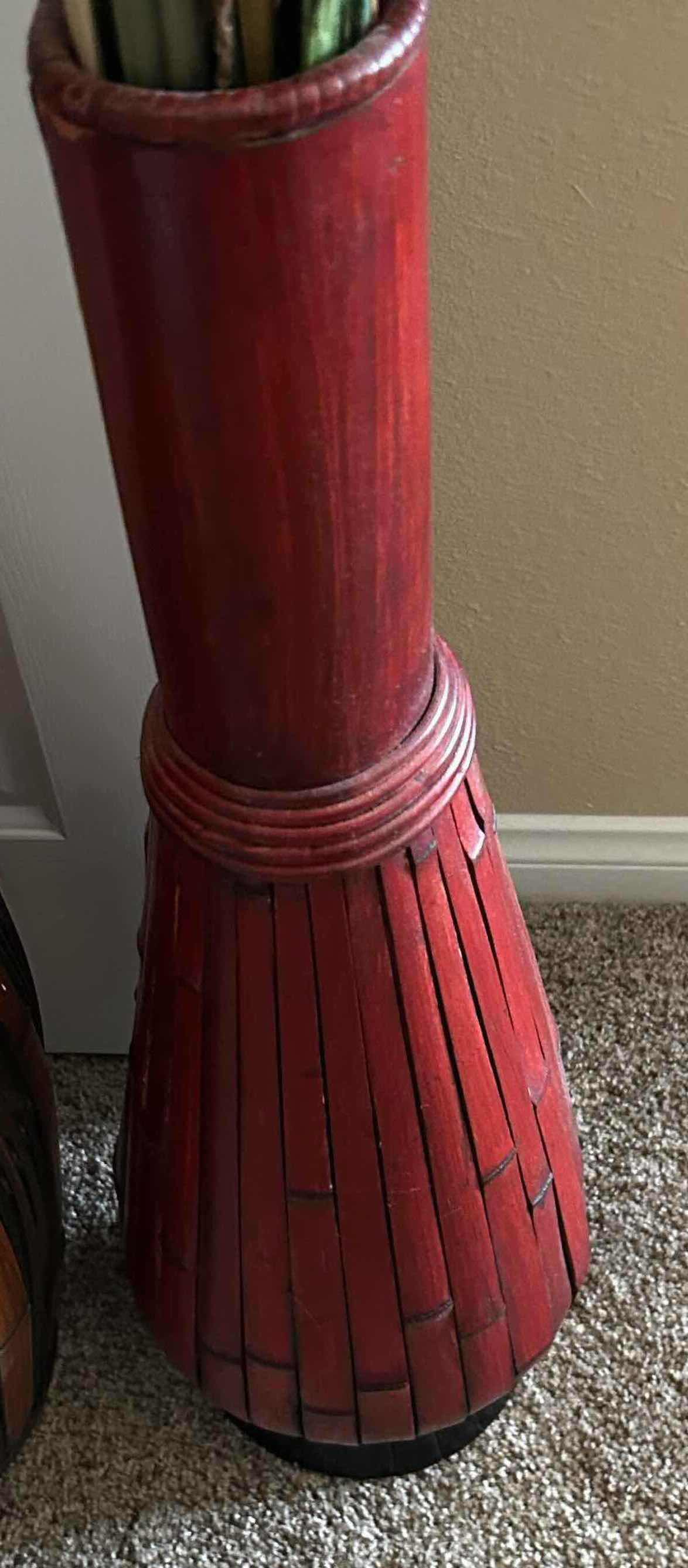 Photo 1 of 3- VINTAGE COASTAL FLOOR VASES H36" 29"